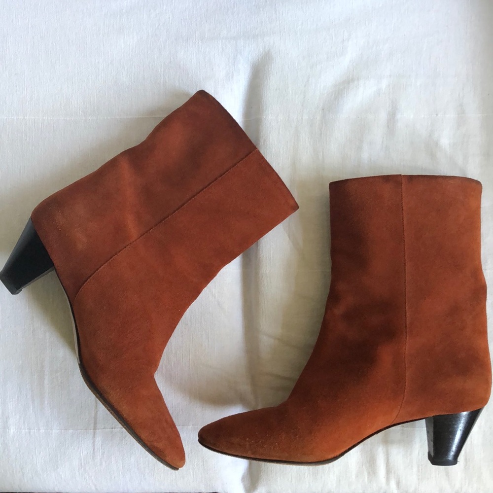 Isabel Marant Suede Dyna Booties